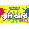 Toyworld $1000 NZD Physical Gift Card (Express Delivery)