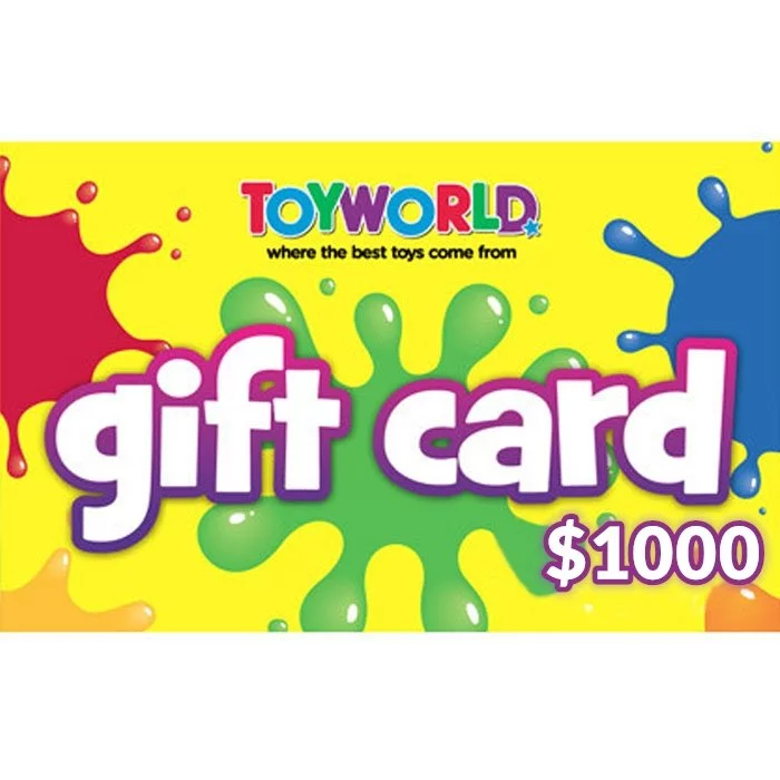 Toyworld $1000 NZD Physical Gift Card (Express Delivery) 1 Toyworld $1000 NZD Physical Gift Card (Express Delivery)