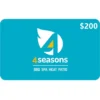 4 Seasons Home & Leisure $200 NZD Physical Gift Card (Express Delivery)