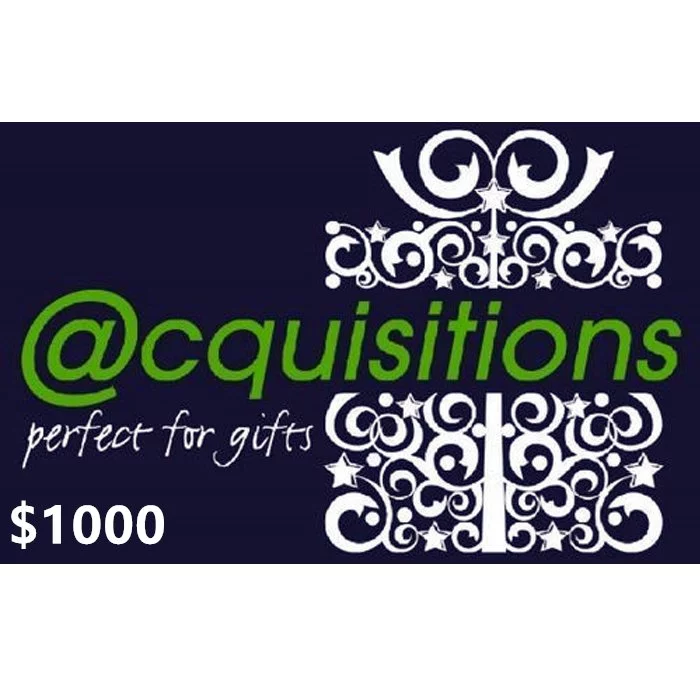Acquisitions $1000 NZD Physical Gift Card (Express Delivery)