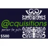 Acquisitions $500 NZD Physical Gift Card (Express Delivery)