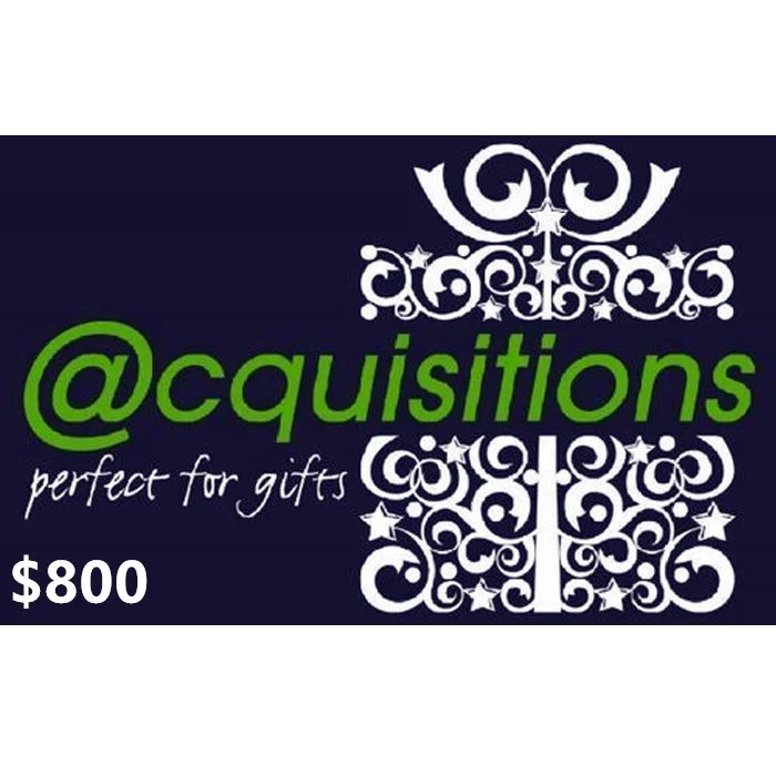 Acquisitions $800 NZD Physical Gift Card (Express Delivery)