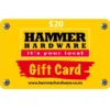 Hammer Hardware $20 NZD Physical Gift Card (Express Delivery)