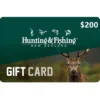 Hunting & Fishing New Zealand $200 NZD Physical Gift Card (Express Delivery)