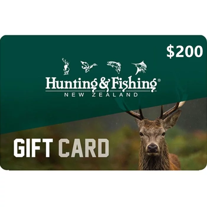Hunting & Fishing New Zealand $200 NZD Physical Gift Card (Express Delivery) 1 Hunting & Fishing New Zealand $200 NZD Physical Gift Card (Express Delivery)