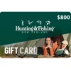 Hunting & Fishing New Zealand $800 NZD Physical Gift Card (Express Delivery)