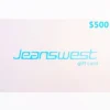 Jeanswest $500 NZD Physical Gift Card (Express Delivery)