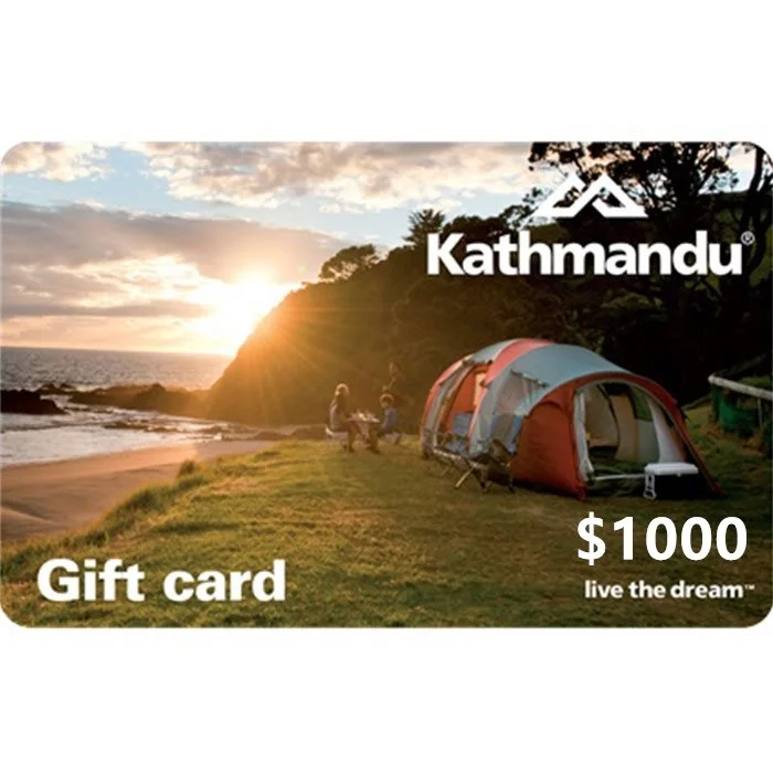 Kathmandu $1000 NZD Digital Gift Card (Email Delivery) 1 Kathmandu $1000 NZD Digital Gift Card (Email Delivery)