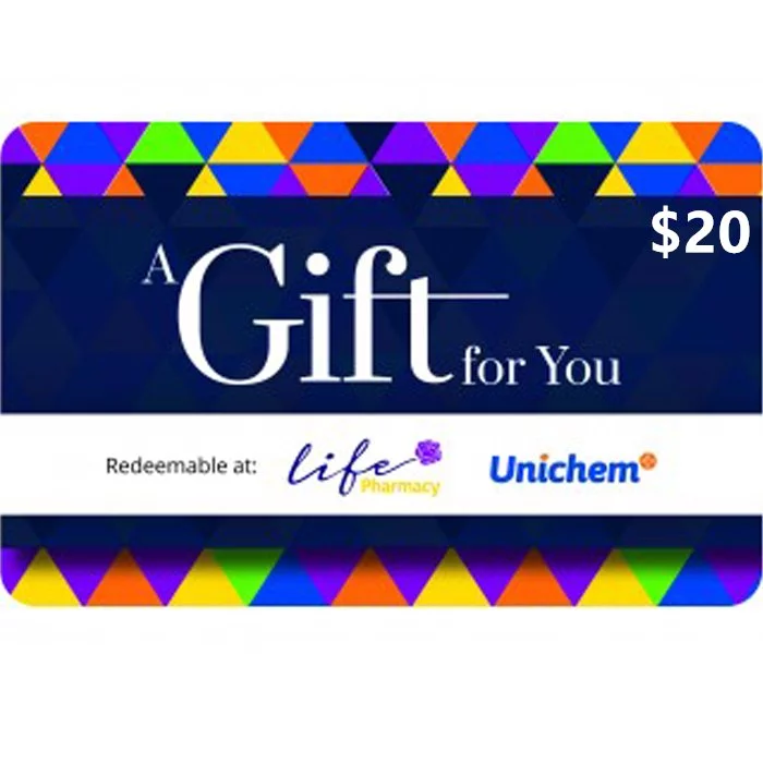 Life Pharmacy/Unichem Pharmacy $20 NZD Physical Gift Card (Express Delivery)