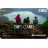 Macpac $800 NZD Digital Gift Cards (Email Delivery)