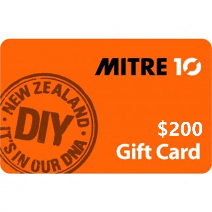 Mitre 10 $200 NZD Physical Gift Card (Express Delivery)