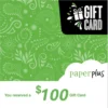 Paper Plus $100 NZD Digital Gift Cards (Email Delivery)