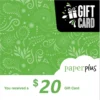 Paper Plus $20 NZD Digital Gift Cards (Email Delivery)