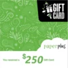 Paper Plus $250 NZD Digital Gift Cards (Email Delivery)