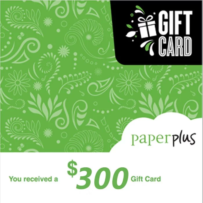 Paper Plus $300 NZD Digital Gift Cards (Email Delivery)