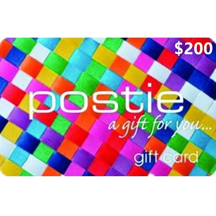 Postie $200 NZD Physical Gift Card (Express Delivery) 1 Postie $200 NZD Physical Gift Card (Express Delivery)