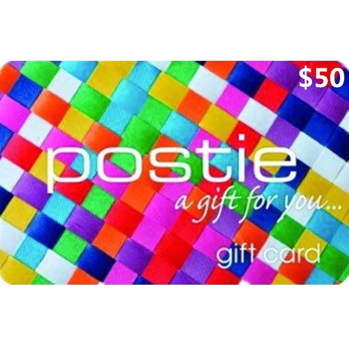 Postie $50 NZD Physical Gift Card (Express Delivery)