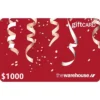 The Warehouse $1000 NZD Physical Gift Card (Express Delivery)