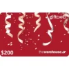 The Warehouse $200 NZD Physical Gift Card (Express Delivery)