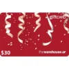 The Warehouse $30 NZD Physical Gift Card (Express Delivery)
