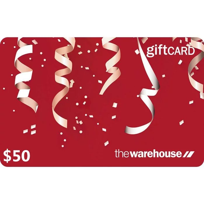 The Warehouse $50 NZD Physical Gift Card (Express Delivery) 1 The Warehouse $50 NZD Physical Gift Card (Express Delivery)