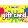 Toyworld $50 NZD Physical Gift Card (Express Delivery)