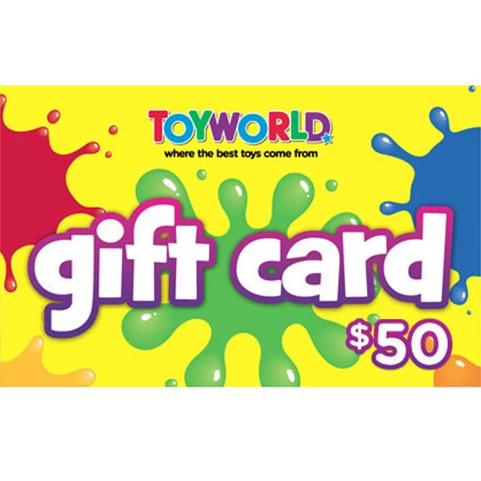 Toyworld $50 NZD Physical Gift Card (Express Delivery) 1 Toyworld $50 NZD Physical Gift Card (Express Delivery)
