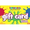 Toyworld $500 NZD Physical Gift Card (Express Delivery)