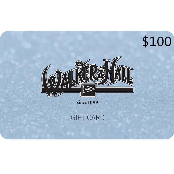 Walker & Hall $100 NZD Physical Gift Card (Express Delivery)