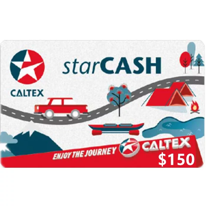 Caltex StarCash $150 NZD Physical Gift Card (Express Delivery)