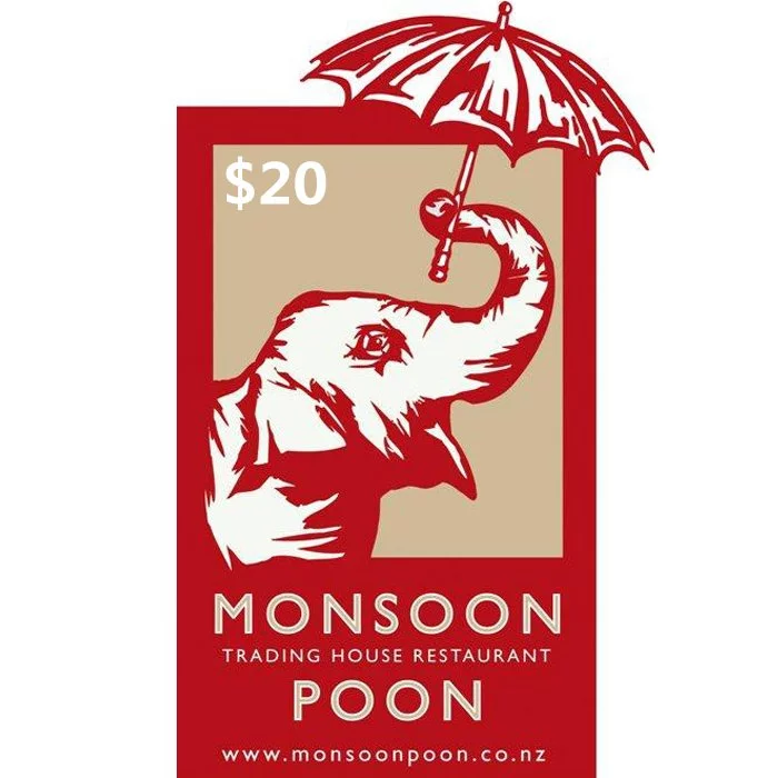 Monsoon Poon $20 NZD Physical Gift Card (Express Delivery)
