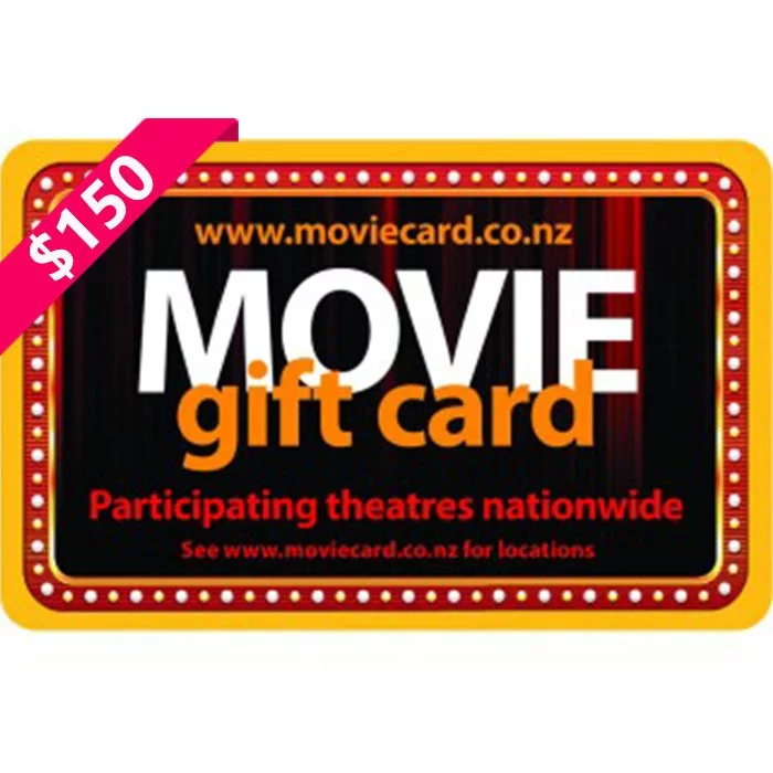 Movie $150 NZD Physical Gift Card (Express Delivery)