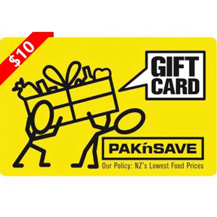 PAK'nSAVE $10 NZD Physical Gift Card (Express Delivery) 1 PAK'nSAVE $10 NZD Physical Gift Card (Express Delivery)