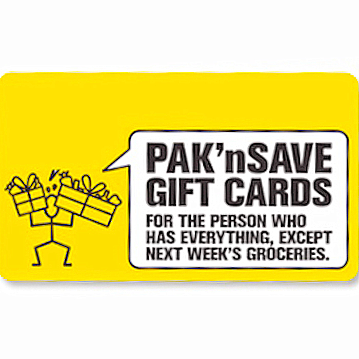 PAK'nSAVE $10 NZD Physical Gift Card (Express Delivery) 2 PAKnSAVE Gift Cards Discount