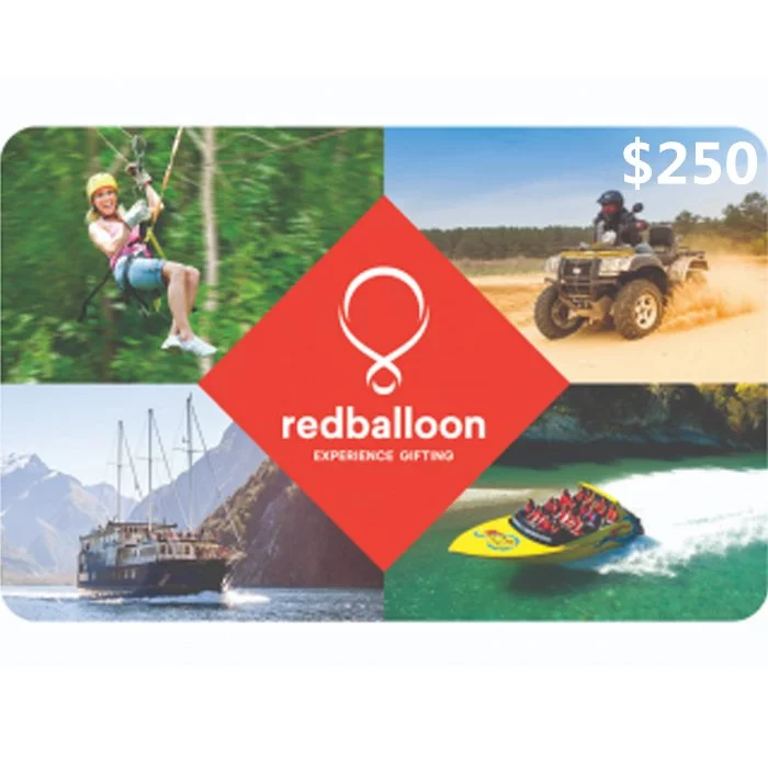 RedBalloon $250 NZD Physical Gift Cards (Express Delivery) 2 Red Balloon 250 NZD Digital Gift Cards Email Delivery.jpg