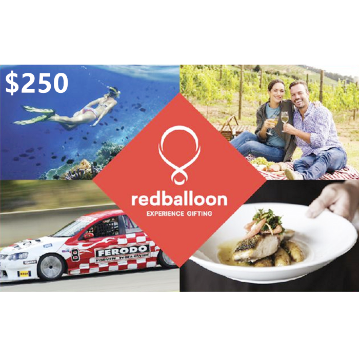 RedBalloon $250 NZD Physical Gift Cards (Express Delivery) 3 Red Balloon 250 NZD Digital Gift Cards Email Delivery.png