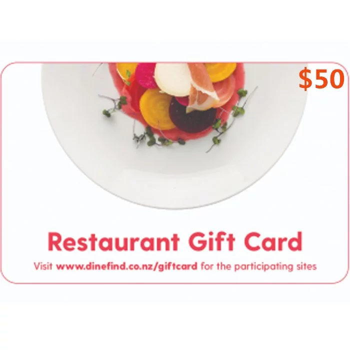 Restaurant $50 NZD Physical Gift Card (Express Delivery) 1 Restaurant $50 NZD Physical Gift Card (Express Delivery)