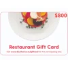 Restaurant $800 NZD Physical Gift Card (Express Delivery)