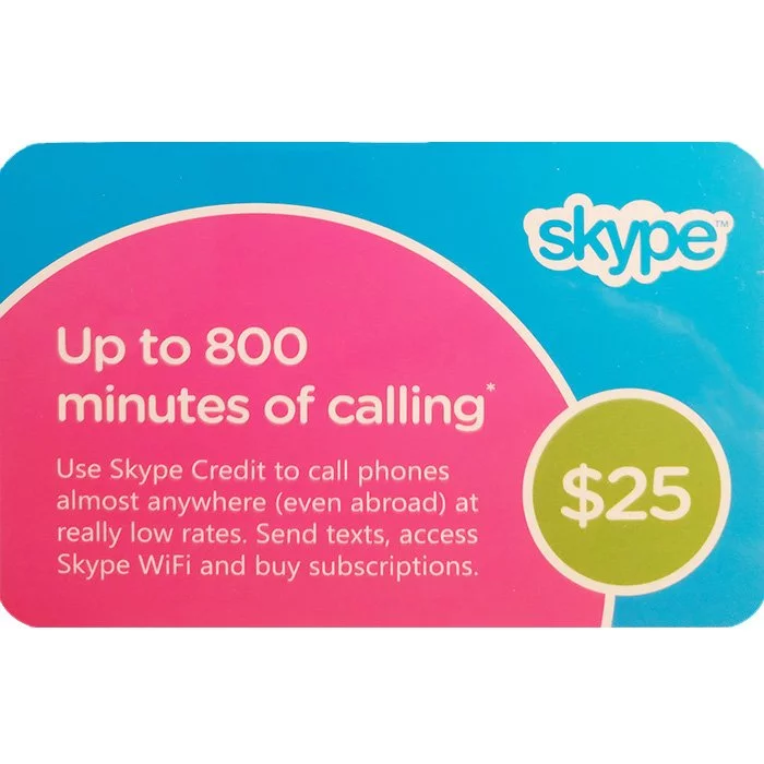 Skype Gift Cards/Prepaid Cards New Zealand Region - NZD (Email Delivery)