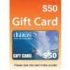 Chances Surf $50 NZD Physical Gift Card (Express Delivery)