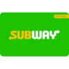 Subway Physical Gift Cards (Express Delivery)