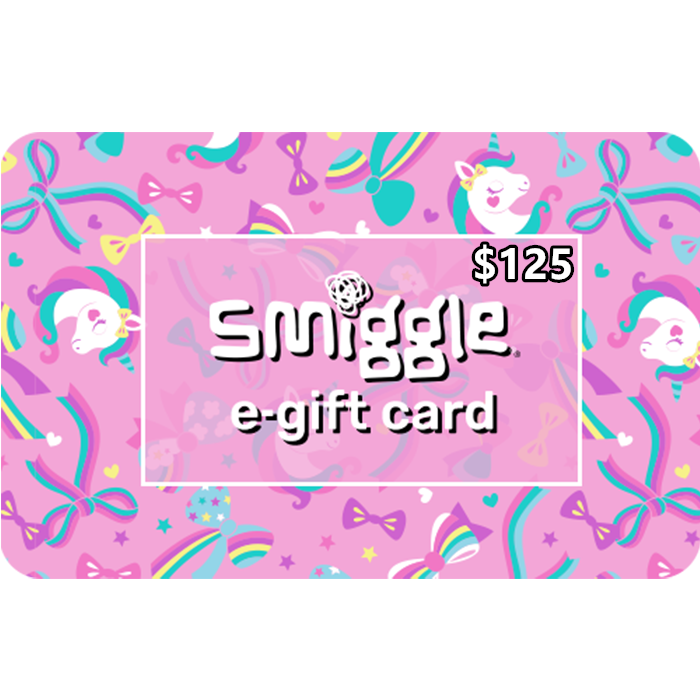 Smiggle $125 NZD Digital Gift Cards (Email Delivery) 2 Smiggle Gift Cards 125 NZD Digital Gift Cards Email Delivery 2