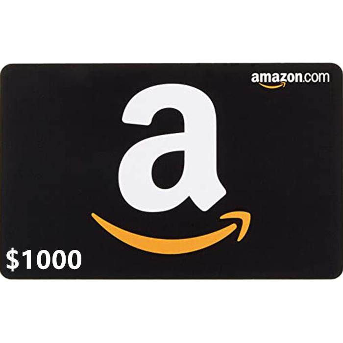Amazon $1000 USD Digital Gift Card/Voucher (Email Delivery) 1 Amazon $1000 USD Digital Gift Card/Voucher (Email Delivery)