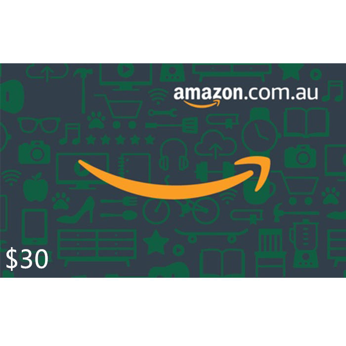 Amazon $30 AUD Digital Gift Card/Voucher (Email Delivery) 2 Amazon 30 AUD Digital Gift Cards Email Delivery 2