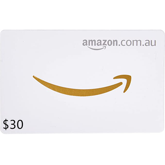 Amazon $30 AUD Digital Gift Card/Voucher (Email Delivery) 4 Amazon 30 AUD Digital Gift Cards Email Delivery 4