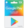 Google Play €15 EUR (EU) Digital Gift Card (Email Delivery)