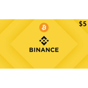 Binance $5 USD BTC Gift Card Digital Gift Card (Email Delivery)
