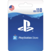 PlayStation $110 USD Digital Gift Card (Email Delivery)