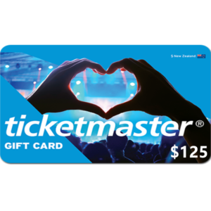Ticketmaster Gift Card $125 NZD Digital Gift Cards (Email Delivery)