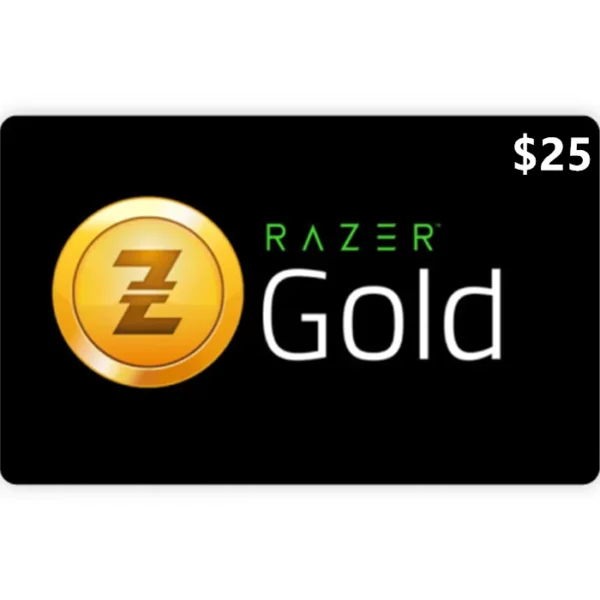 Razer Gold $25 USD Gift Card (Email Delivery)